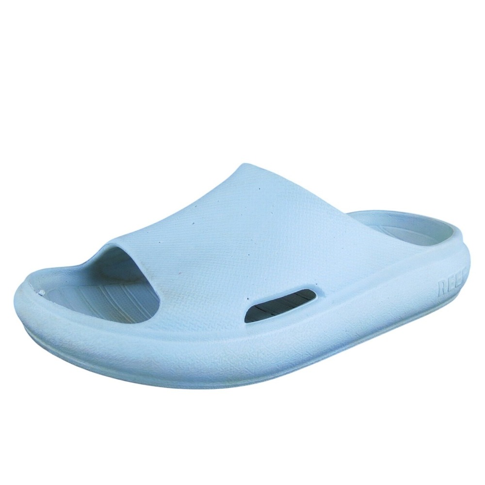 Reef Slide Feather Foam Girl Y 1 Medium Sandal Blue Synthetic Slip On